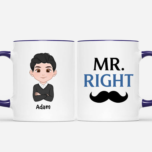 3725MFR2 monsieur parfait madame toujours parfaite mug personnalise couple