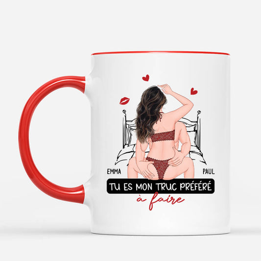 3733MFR2 tu es mon truc prefere a faire version romantique mug original pour couple