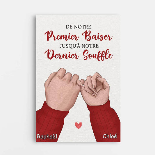 3739CFR1 de notre premier baiser jusqu_a notre dernier souffle tableau personnalise pour coupleMockup1