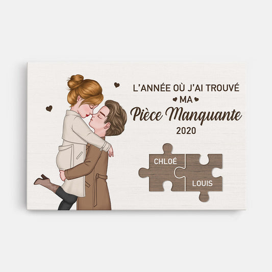 3740CFR1 l_annee ou j_ai trouve ma piece manquante toile couple personnalisable