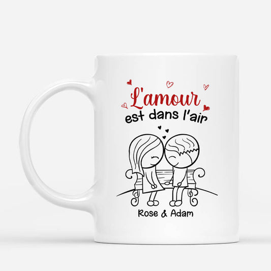 3753MFR1 lamour est dans lair version simple mug original pour couple_a0fdb541 818e 4263 84ad 4a4818de8e0e
