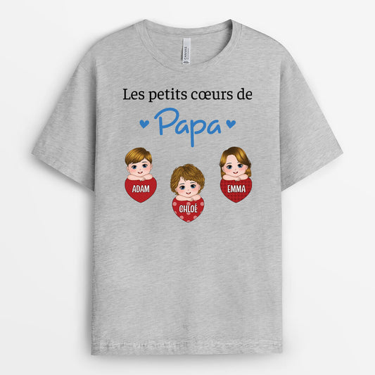 3756AFR2 les petits coeurs de mamie t shirt pour mamie personnalise 3756ATE8A