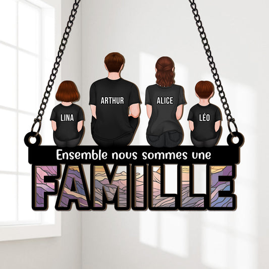 3785UFR1 attrape soleil personnalise en acrylique famille ensemble 3785u6h5i