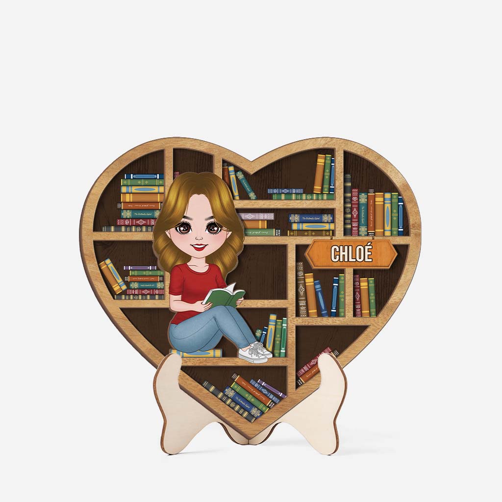 3794QFR1 plaque en bois personnalisee pour femme jaime les livres 3794q5l8a