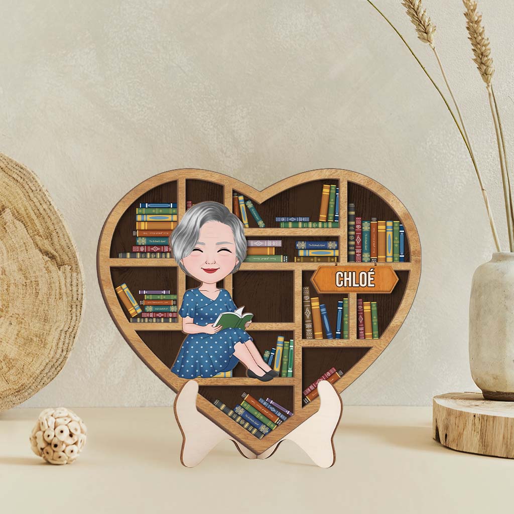 3794QFR2 plaque en bois personnalisee pour femme jaime les livres 3794q5l8a