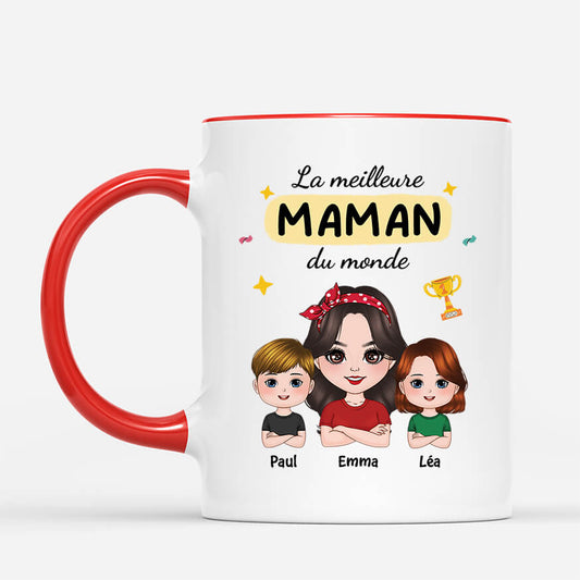 3802MFR2 la meilleure mamie du monde avec son tophee mug personnalise pour mamie 3802M8E0A