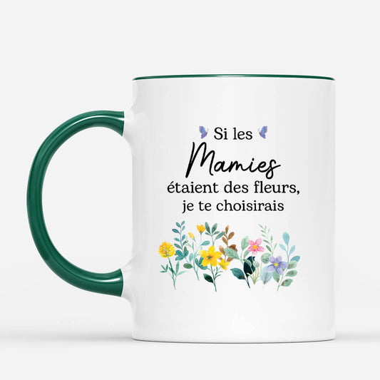 3812MFR2 si mamie etait des fleurs je te choisirais mug personnalise mamie 3812MTH5A
