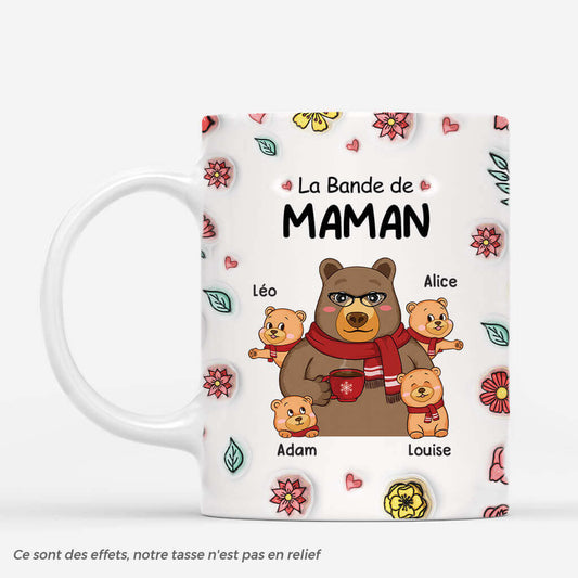 3836MFR1 mug personnalise pour maman le jardin de maman ours 3d 3836M8OA7