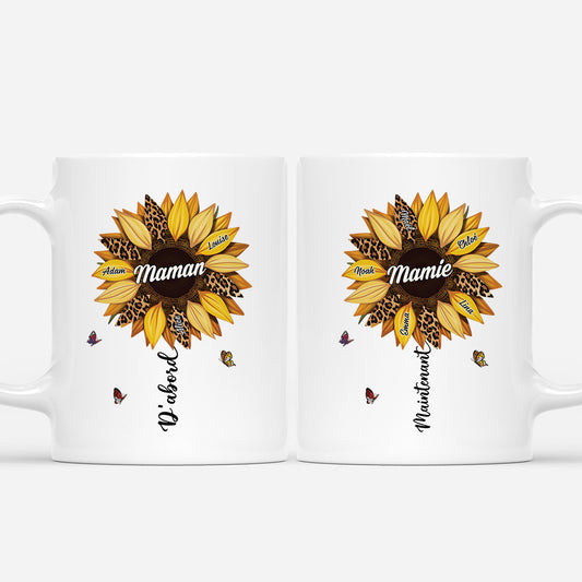 3855MFR2 mug pour mamie personnalise maintenant mamie tournesol 3855m6y7a
