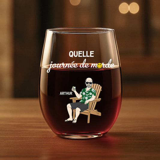 3865IFR1 verre a vin sans pied personnalise pour homme journee de merde 3865ikl8b
