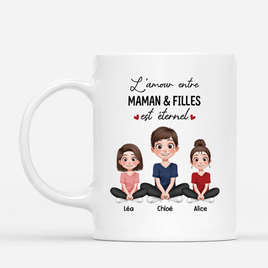 3889MFR1 tasse personnalisee fete des meres dessin maman et enfant 3889M6M0A