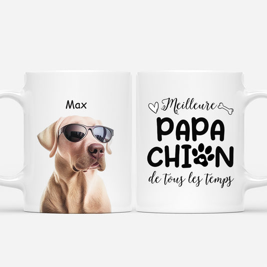 3907MFR1 mug personnalise meilleure maman chien portrait chien 3907M