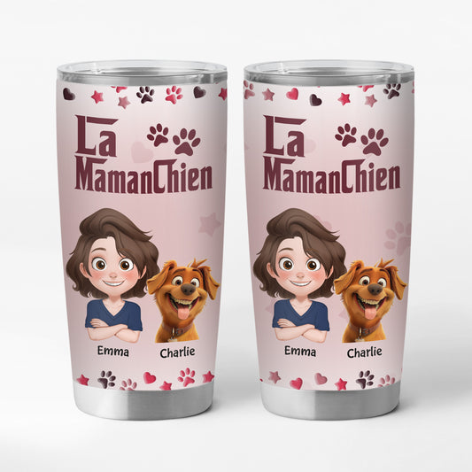 3908TFR2 mug isotherme 590 ml personnalise le papa chien 3908tkq0c