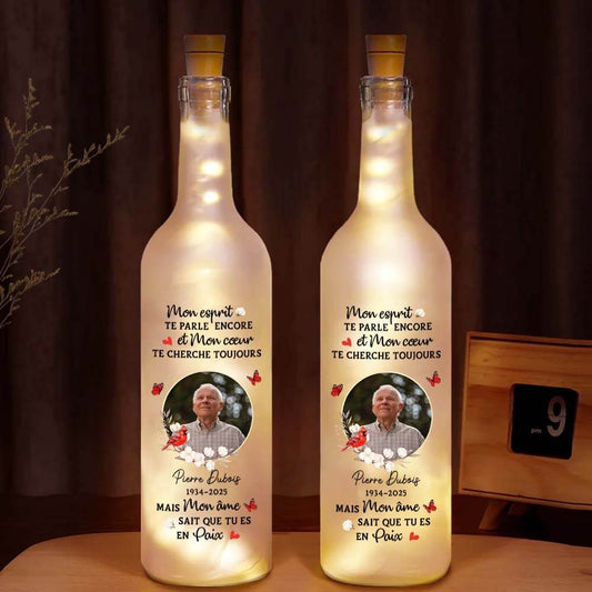 3916LFR1 bouteille lumineuse personnalisee mon esprit te parle encore 3916L3M5A