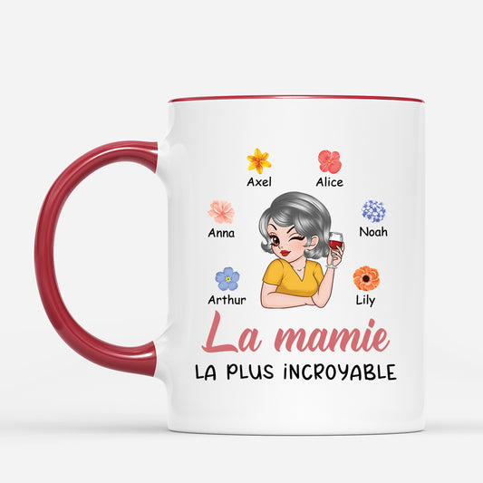 3924MFR2 mug personnalisable maman incroyable 3924M840A_e16f422d 64be 4f80 9fd4 272770ad77e0