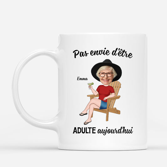 3945MFR1 mug personnalise pour femme pas envie d_etre adulte 3945mkk0a