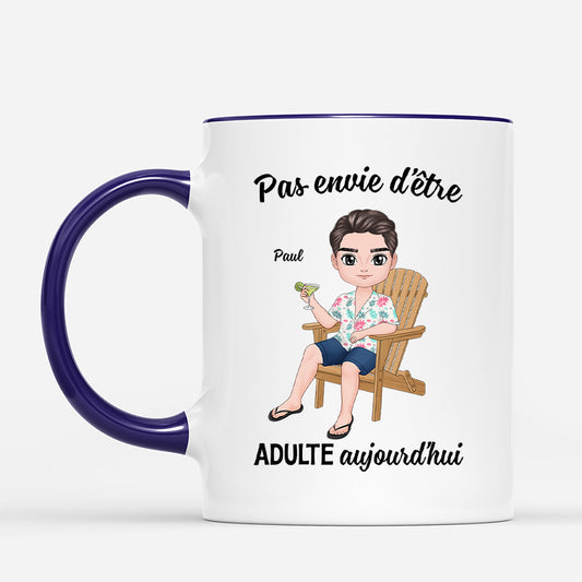 3945MFR2 mug personnalise pour femme pas envie d_etre adulte 3945mkk0a