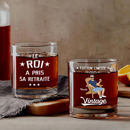 3948IFR1 verre a whisky personnalise le roi la reine retraite_e_ 3948I3M8B_d385d0c4 0239 4d27 9d73 092e4b2ea2f2
