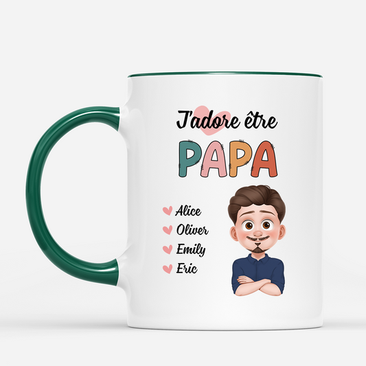 3957MFR2 mug personnalisee maman jadore etre maman 3957m8n0a