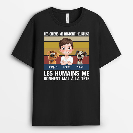 3958AFR1 t shirt personnalise chien mon chien me rend heureux 3958a8l0c