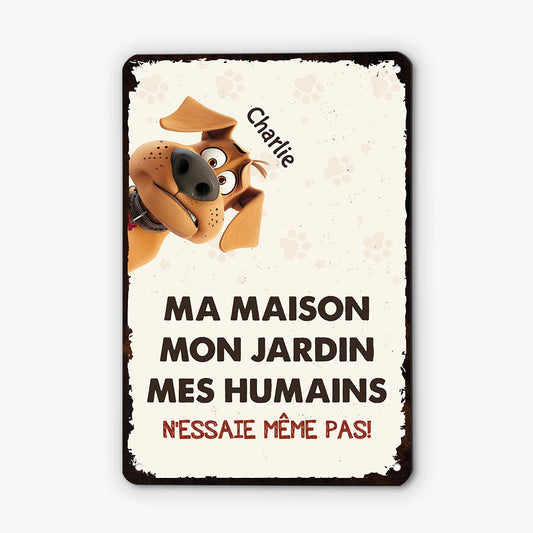 3960EFR2 plaque en metal personnalisee chien nessaie meme pas 3960e8l5c_5726d15f 859a 41a4 a108 e8996309d390