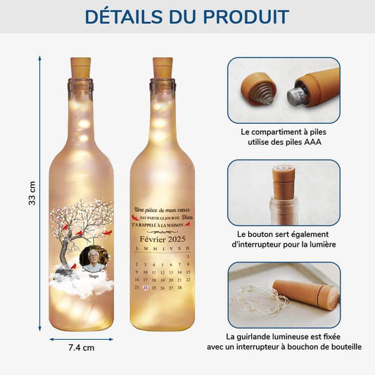 3971LFR2 bouteille lumineuse personnalisee une piece de mon coeur avec photo 3971L3M5B