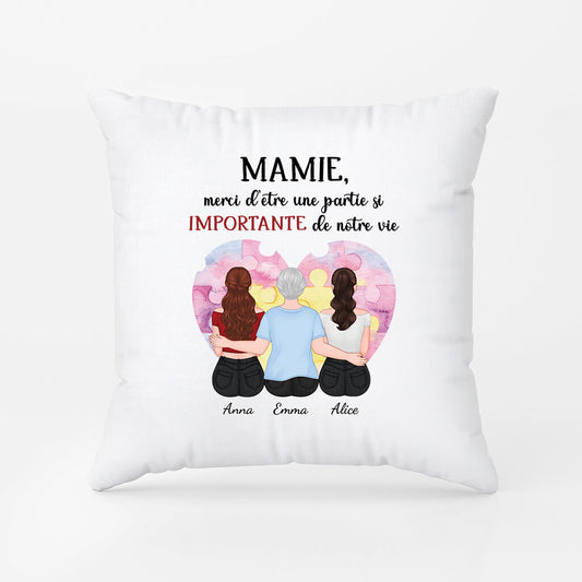 3985PFR2 coussin personnalise pour maman une partie importante 3985P648A