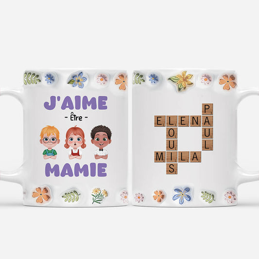 3990MFR1 mug personnalise mamie jaime etre mamie avec mots croises 3990mtt0a