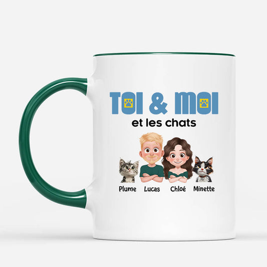 3996MFR2 mug personnalise toi et moi et notre chat 3996MTK0D