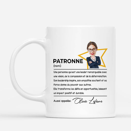 4007MFR1 mug pour collegue personnalise definition de patronne 4007M5Q5F