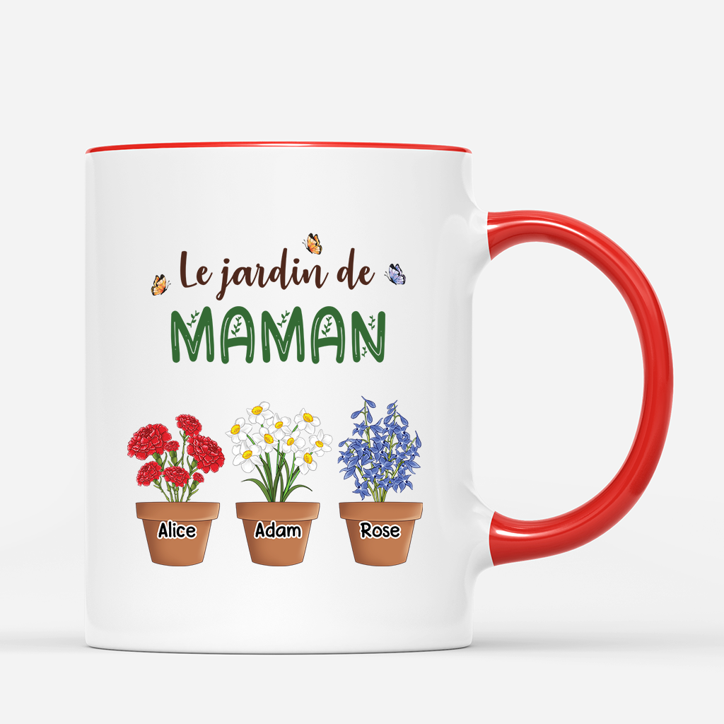 4021MFR3 mug mamie personnalisable le jardin de mamie design mignon 4021m6n8a