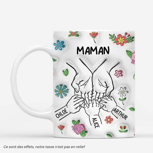 4035MFR1 effet dimpression 3d mug personnalise maman mains touchant design colore 4035M8L5A_8e04de27 7c6f 455d b696 9bc786a068fa