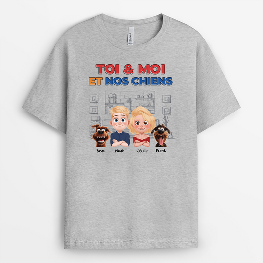 4038AFR2 t shirt personnalise chien toi moi design cartoon 4038akh0c_35d37bcd 124e 4a43 a1b1 000dcb2b2d71