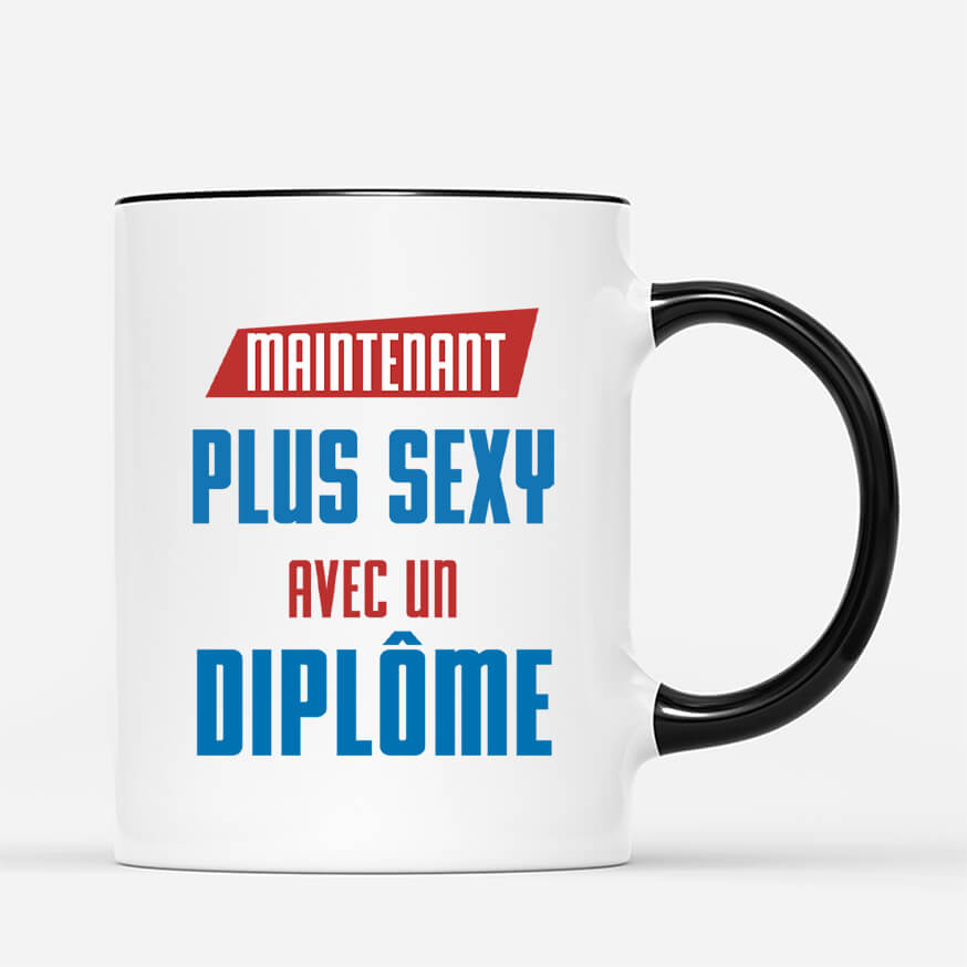 4045MFR3 mug personnalise plus sexy avec un diplome femme 4045mt8a