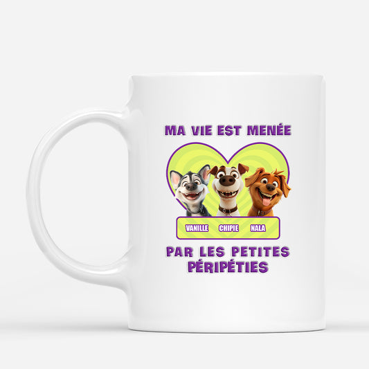 4057MFR1 mug personnalise avec chien les petites peripeties humour 4057mkk5c