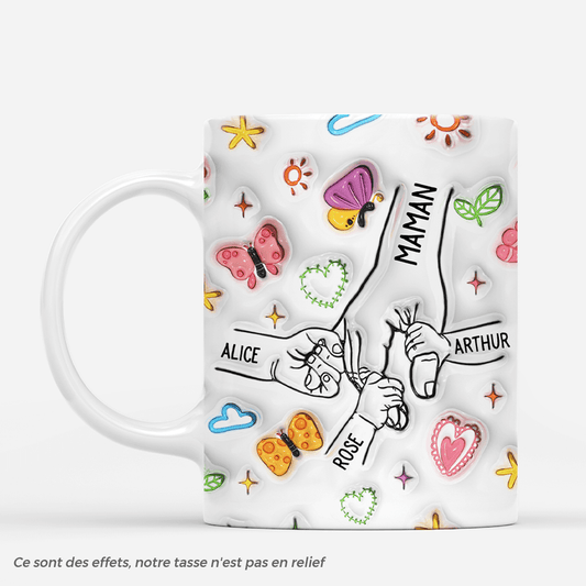 4058MFR1 effet dimpression 3d mug personnalisable maman fleurs et papillons colorees 4058MKN5A_2