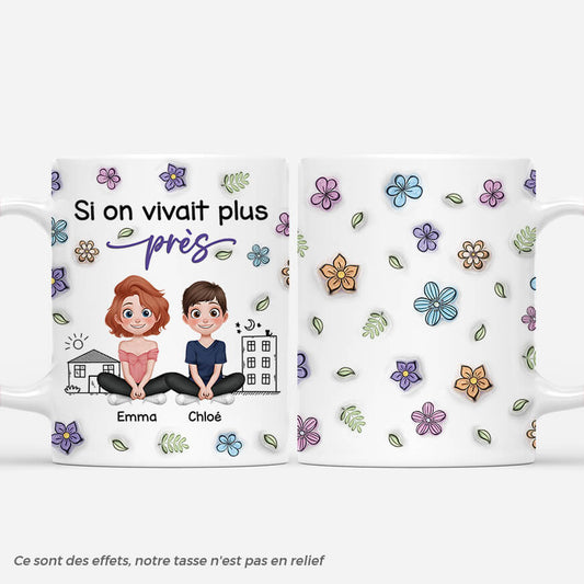 4072MFR1 effet dimpression 3d mug personnalise meilleure amie vivre plus pres 4072m