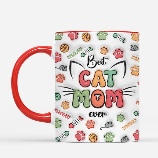 4085MFR2 effet dimpression 3d mug personnalise meilleure maman chat photo 4085mkl5d