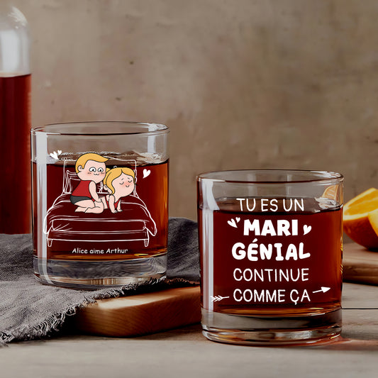 4086IFR1 verre a whisky personnalise pour couple mari genial femme geniale 4086ikl8g