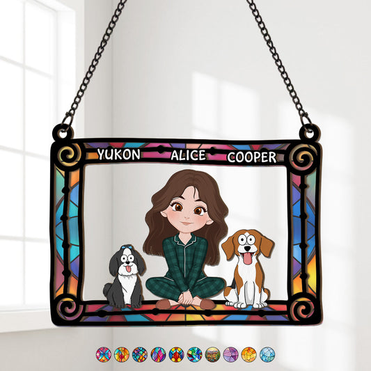 4102UFR1 attrape soleil personnalise pour femme maman chien 4102u8l8c