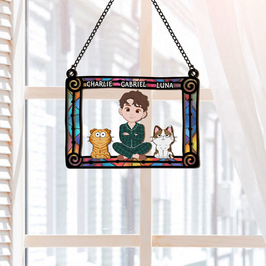 4102UFR2 attrape soleil personnalise pour femme maman chat 4102u8l8d