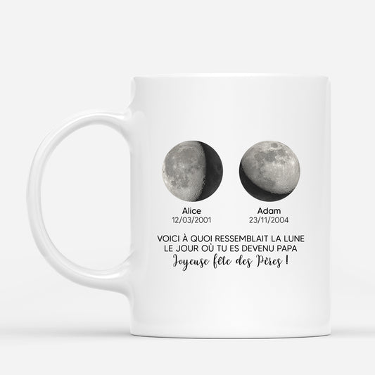 4105MFR1 mug fete des peres personnalise les phases de la lune 4105m8b5b