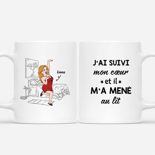 4113MFR1 mug humour personnalise femme mon coeur m_a mene au lit 4113m5q0a