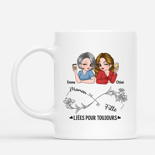 4119MFR1 mug personnalise maman liees pour toujours symbole eternel 4119m3k0a