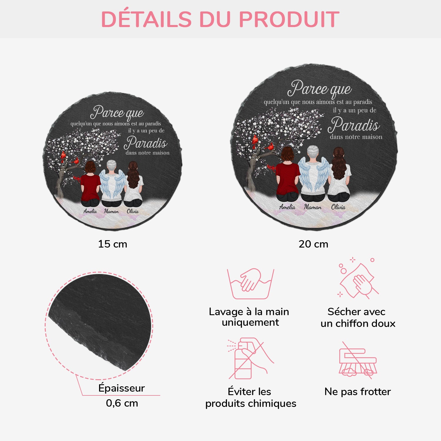 4126QFR4 pierre commemorative personnalisee pour maman paradis dans notre maison photo 4126qtl0a_d96aa941 1023 424f 8d0e b96c385cbe77