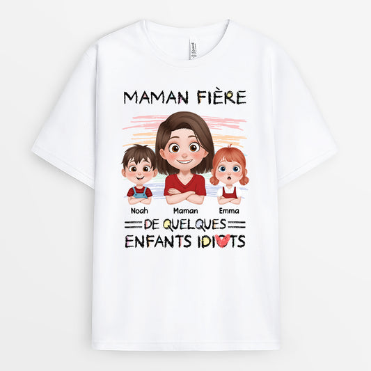 4137AFR1 tee shirt personnalise maman fiere design cartoon 4137akq0a_0cd17bf0 a992 4e06 9adf 39365265dc8b