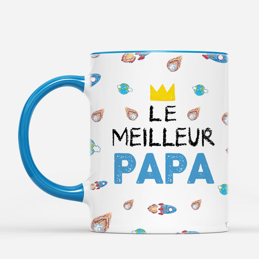 4148MFR2 mug personnalise meilleure maman pour toujours dessin crayon avec visage 4148mkm8a