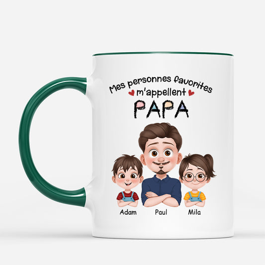 4155MFR2 mug personnalise pour maman mes personnes favorites design cartoon 4155m3t0a