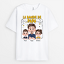 4156AFR1 tee shirt personnalise la bande de papa bande dessinee 4156a3h0a
