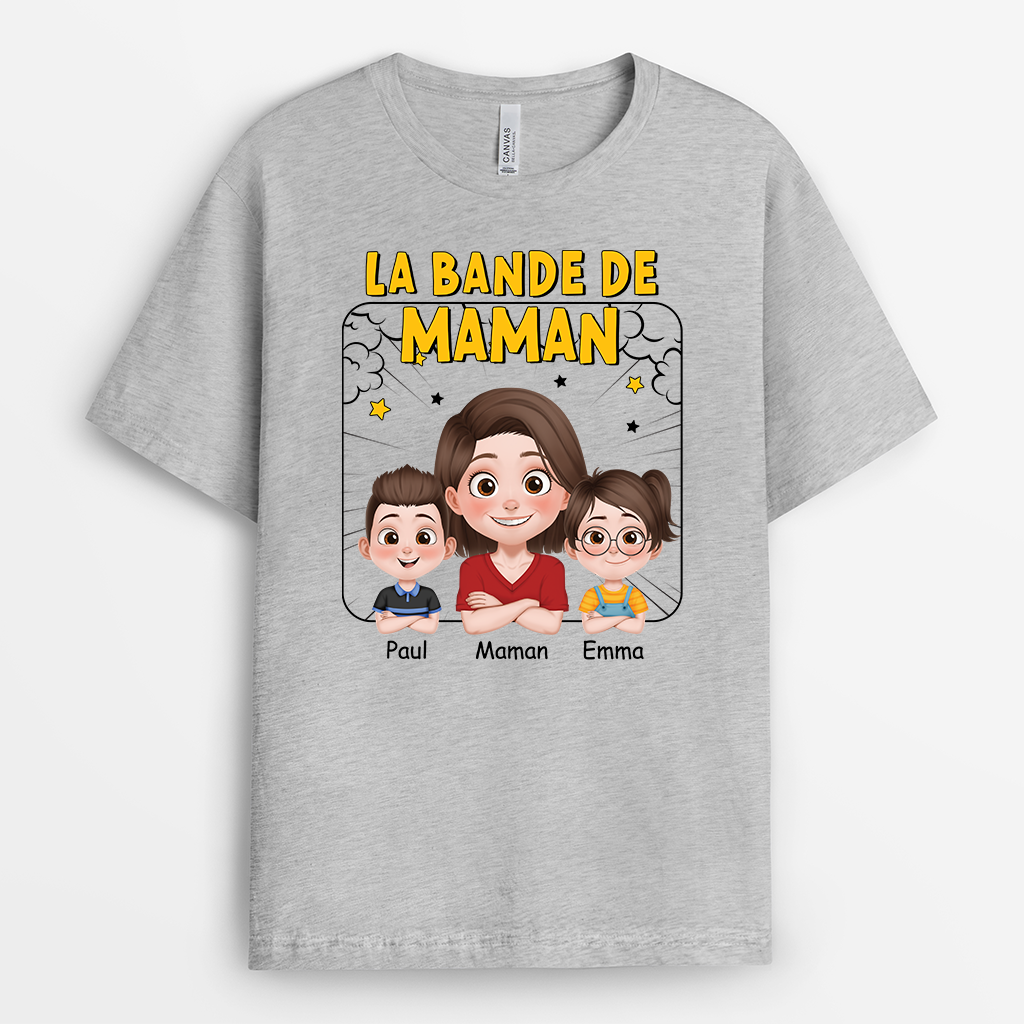 4156AFR2 tee shirt personnalise la bande de papa bande dessinee 4156a3h0a
